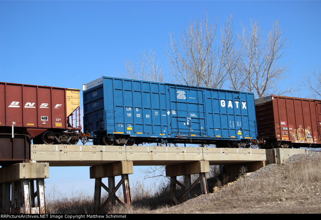 Blue GATX Box Car